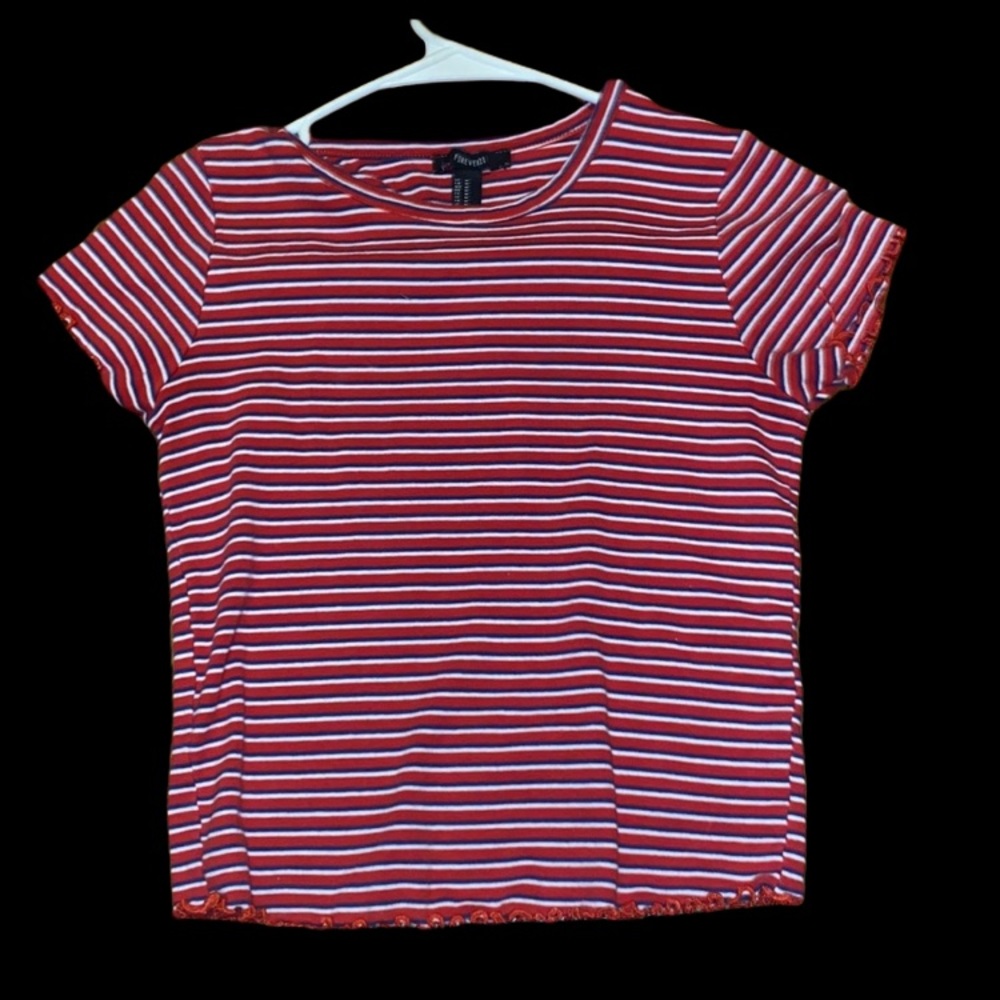 FOREVER 21, Medium, red, white, and blue